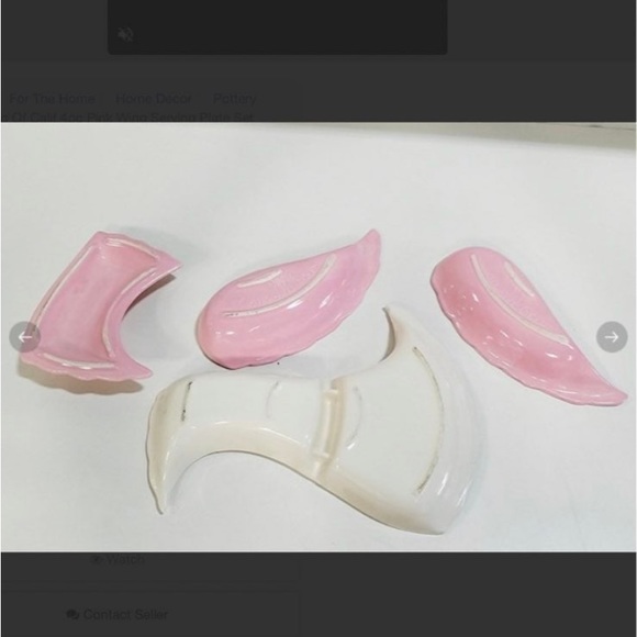 Vintage HOENIG of California MCM chip and dip set. Includes wooden lazy susan! - Picture 5 of 6